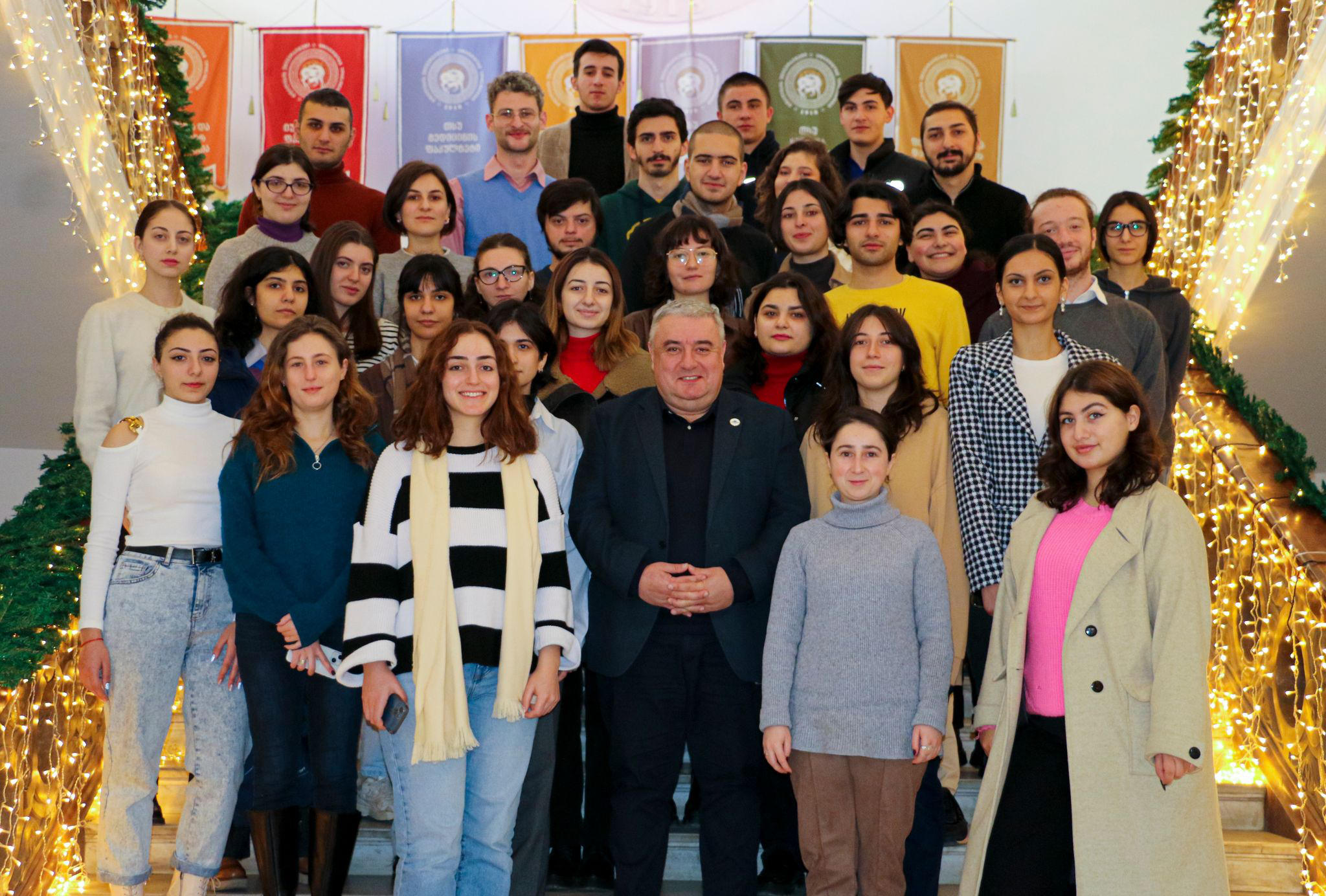ჯაბა სამუშია ევროკავშირის მობილობის პროგრამის მონაწილე თსუ-ს სტუდენტებს შეხვდა