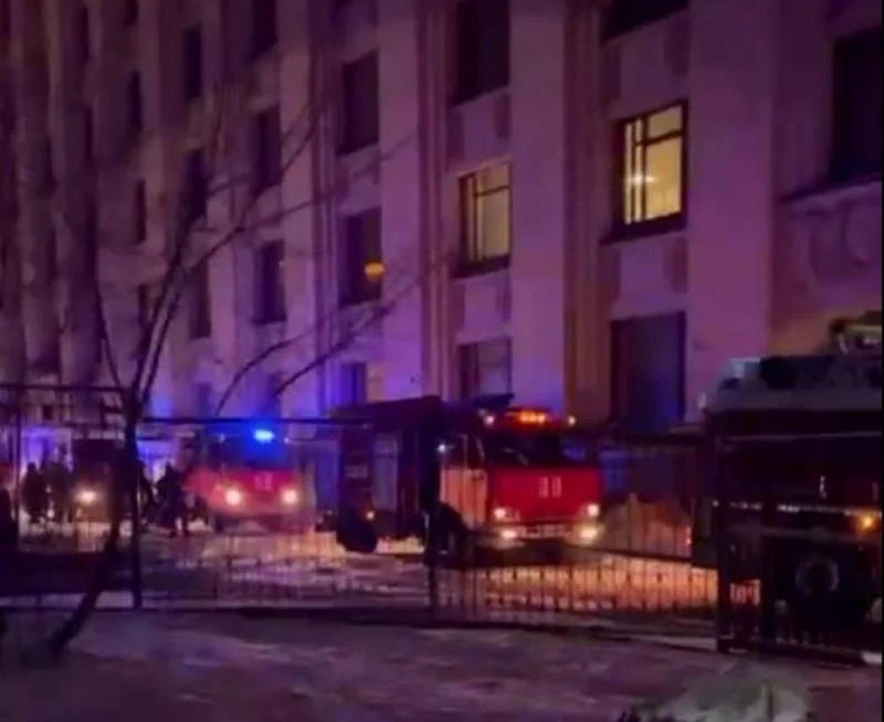 რუსეთის საგარეო საქმეთა სამინისტროს ერთ-ერთ კორპუსში ხანძარი გაჩნდა