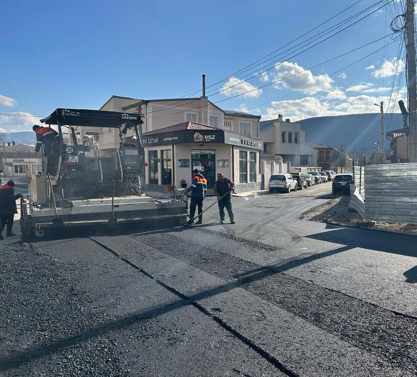 გორში, ანტონოვის ქუჩის რეაბილიტაცია გრძელდება