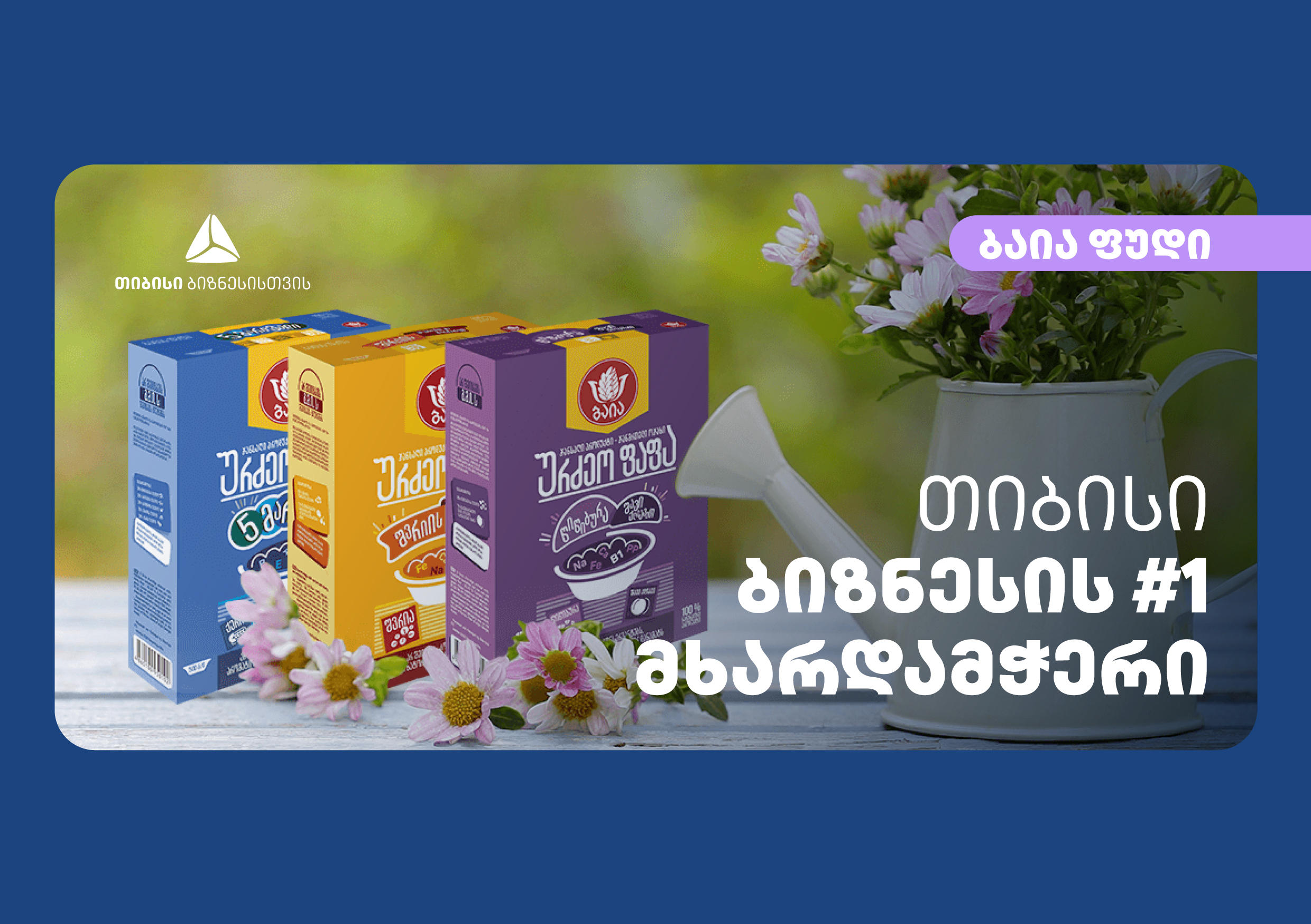 „თიბისის“ მხარდაჭერით კომპანია „ბაია ფუდი“ 2023 წლიდან ნატურალურ ხილის „სნექებს“ გამოუშვებს