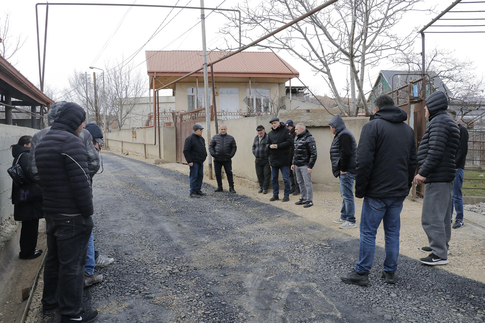 საბურთალოს რაიონში, ჯავახიშვილის ქუჩაზე სარეაბილიტაციო სამუშაოები მიმდინარეობს