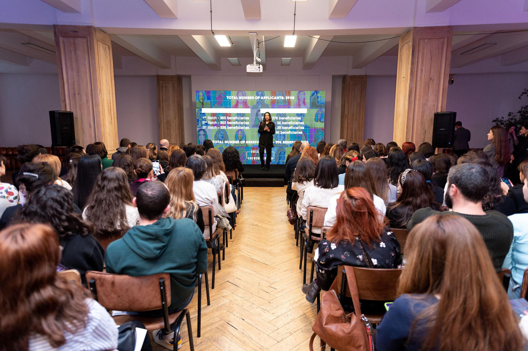 პროექტის „500 ქალი ტექში“ ბენეფიციარებისთვის ​მასშტაბური დასაქმების ფორუმი ჩატარდა