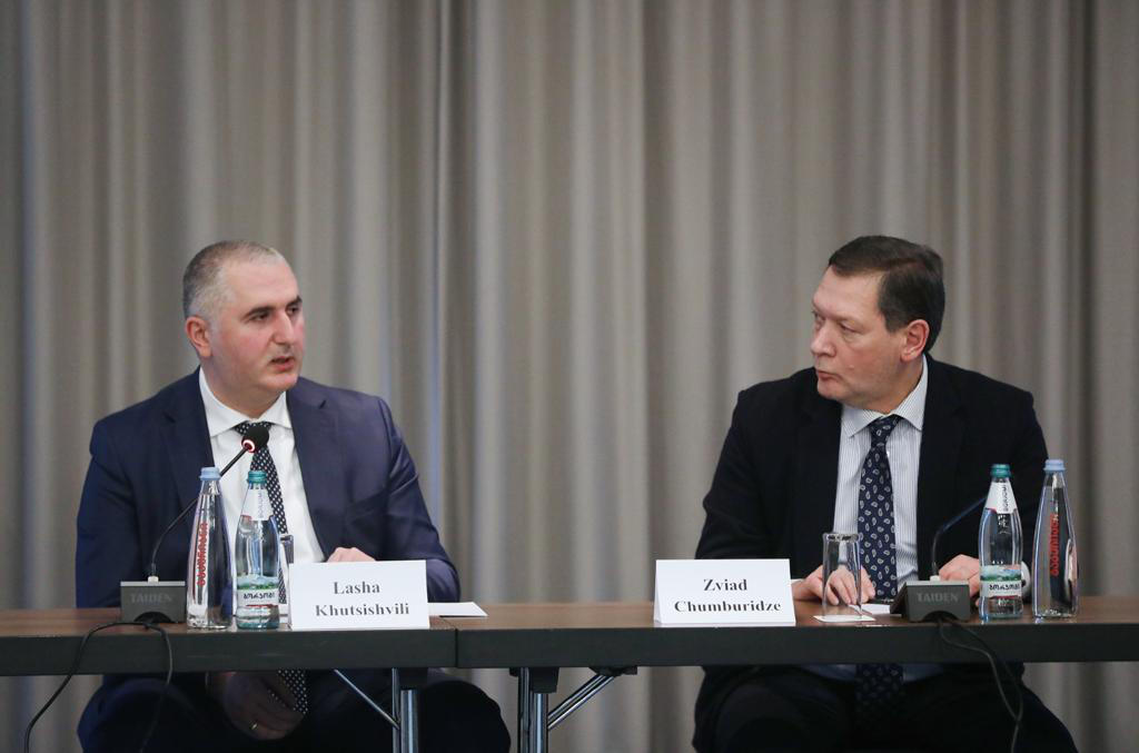 ფინანსთა მინისტრი ლაშა ხუციშვილი ევროკავშირი-საქართველოს ბიზნესსაბჭოს წევრებს შეხვდა