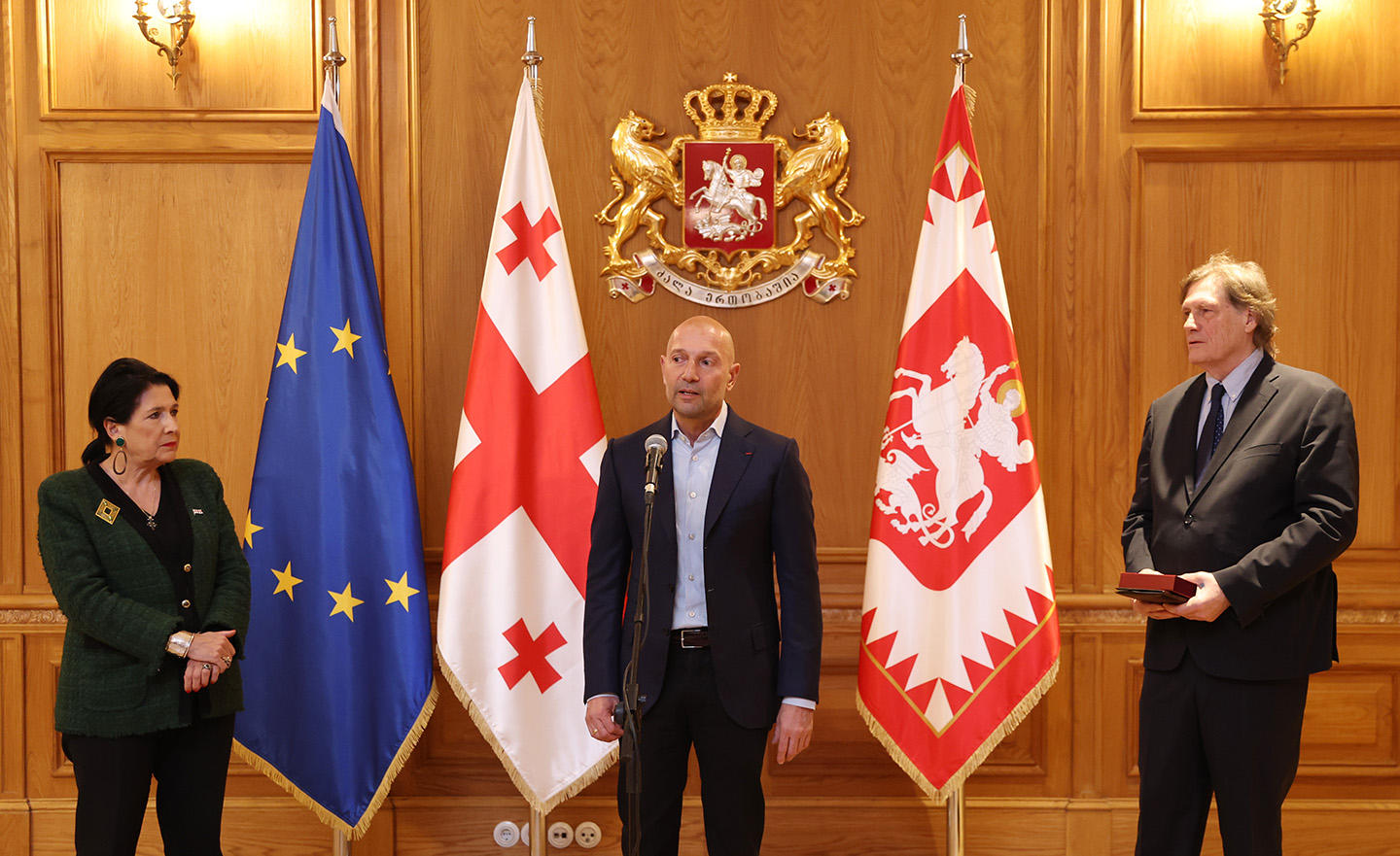 საქართველოს სათხილამურო ფედერაციის ვიცე-პრეზიდენტი ღირსების მედლით დაჯილდოვდა