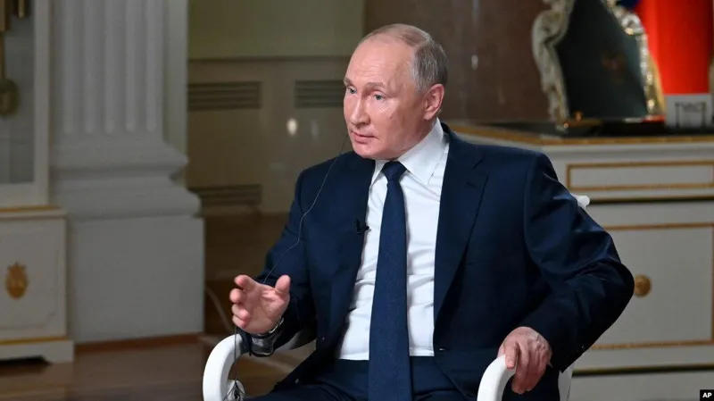 ვლადიმერ პუტინი - უკრაინის კონტრშეტევა ფართომასშტაბიანია