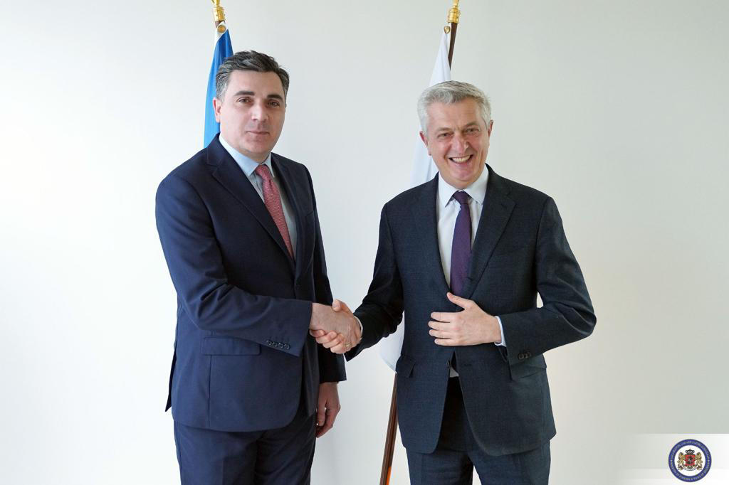 ილია დარჩიაშვილი ჟენევაში ლტოლვილთა საკითხებში გაეროს უმაღლეს კომისარს, ფილიპო გრანდის შეხვდა