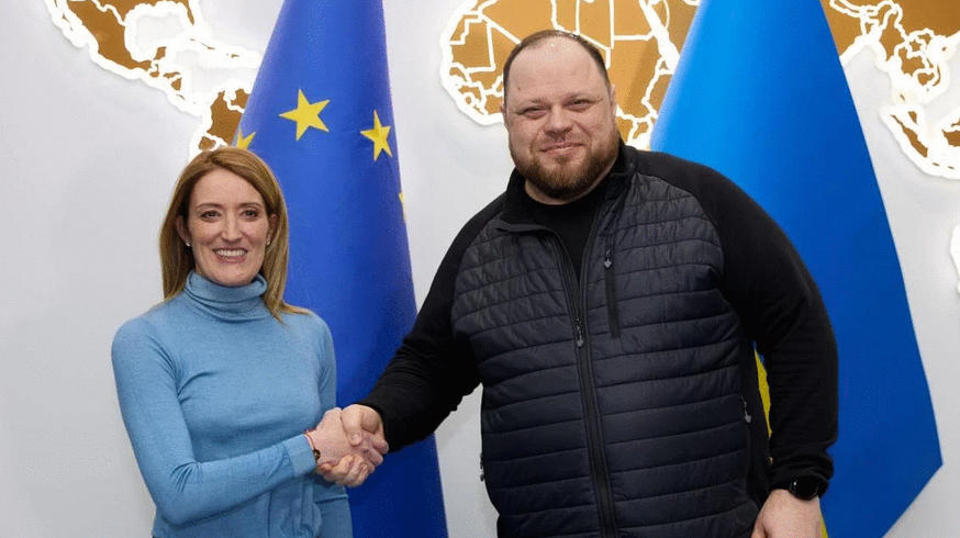 რობერტა მეცოლა უკრაინას სტუმრობს