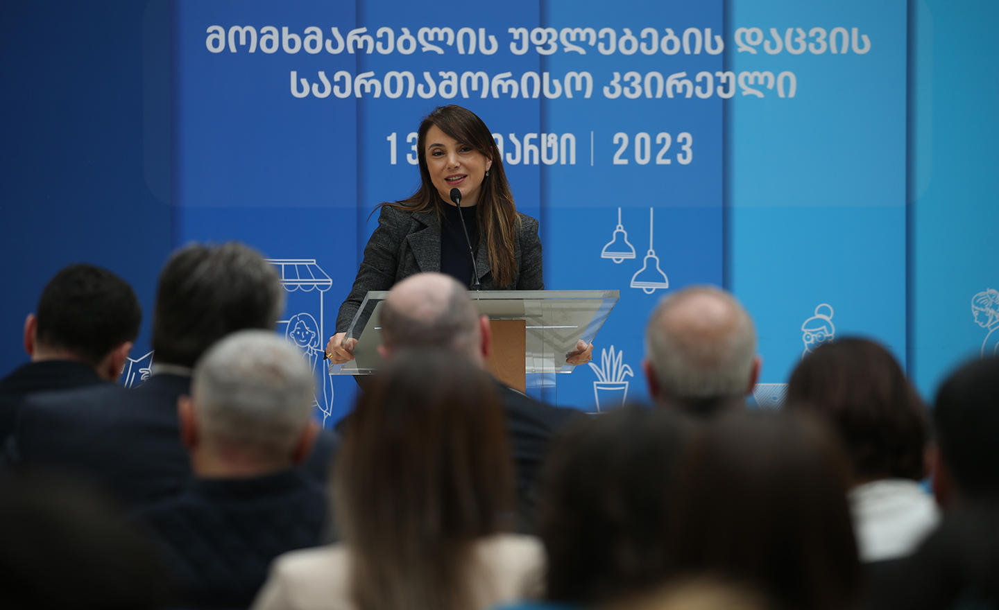 სემეკის წევრი მაია მელიქიძე მომხმარებლის უფლებების დაცვის კვირეულის გახსნაზე სიტყვით წარდგა