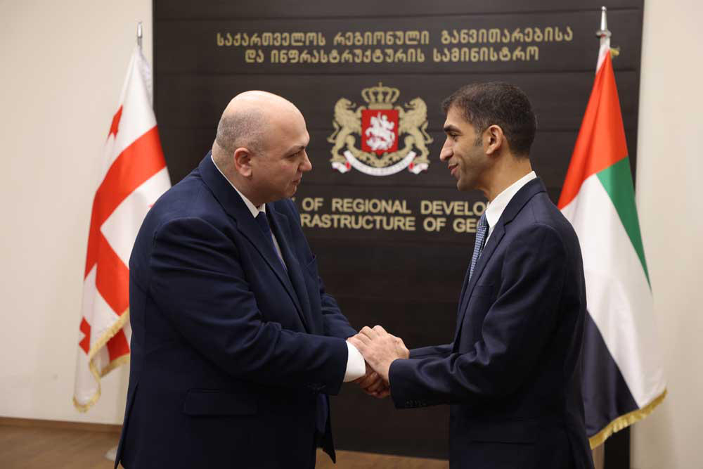 ირაკლი ქარსელაძე არაბთა გაერთიანებული საამიროების საგარეო ვაჭრობის სახელმწიფო მინისტრს შეხვდა