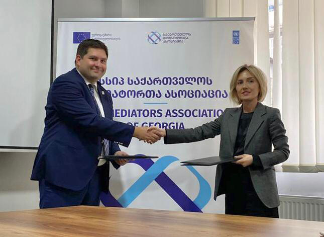 საქართველოს მედიატორთა ასოციაციასა და აფხაზეთის ავტონომიური რესპუბლიკის მთავრობას შორის ურთიერთთანამშრომლობის მემორანდუმი გაფორმდა