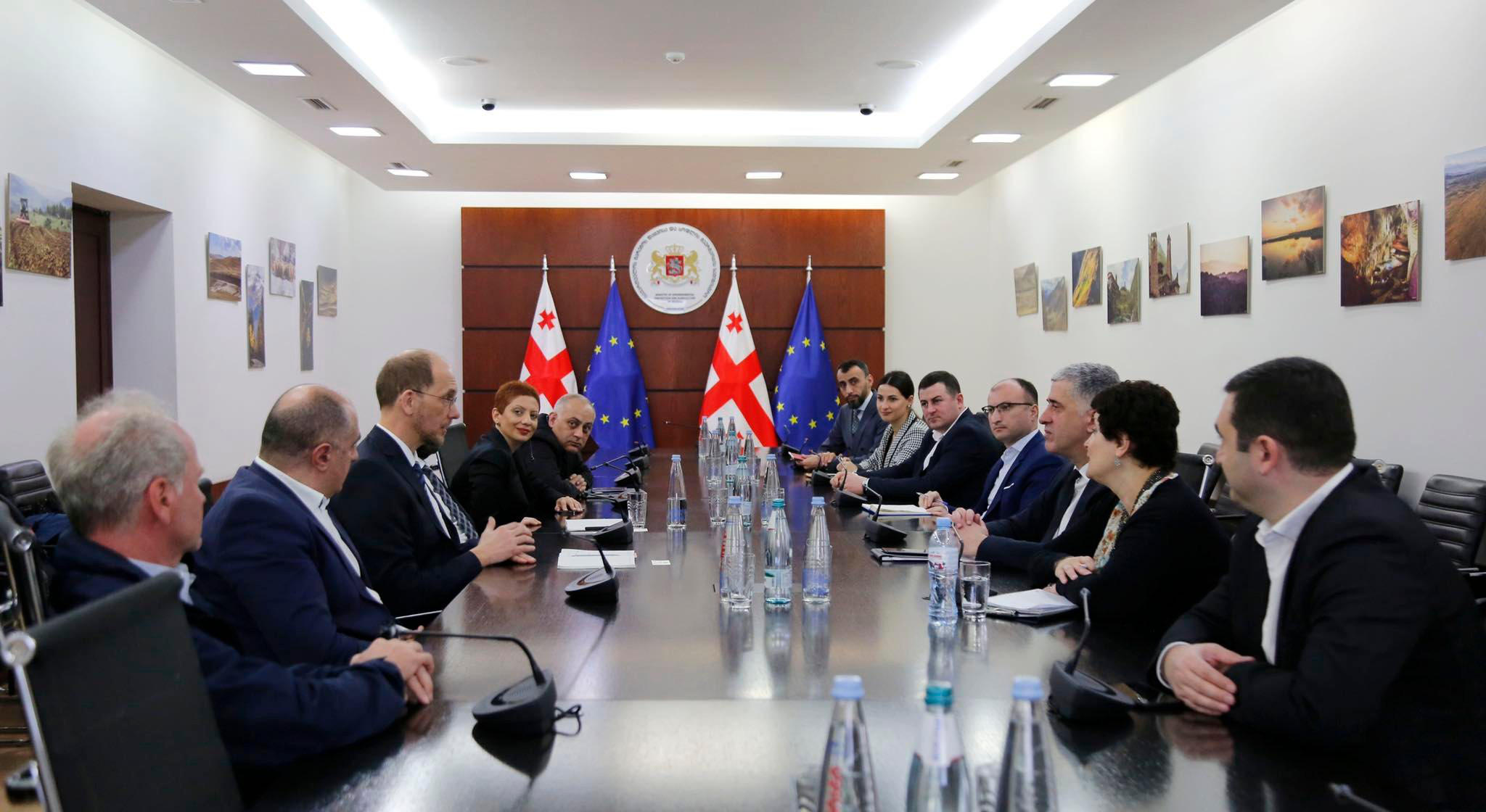 ოთარ შამუგია KfW-ის საქართველოს გარემოსდაცვითი პორტფელის მენეჯერს, ფრენკ მორშელს შეხვდა