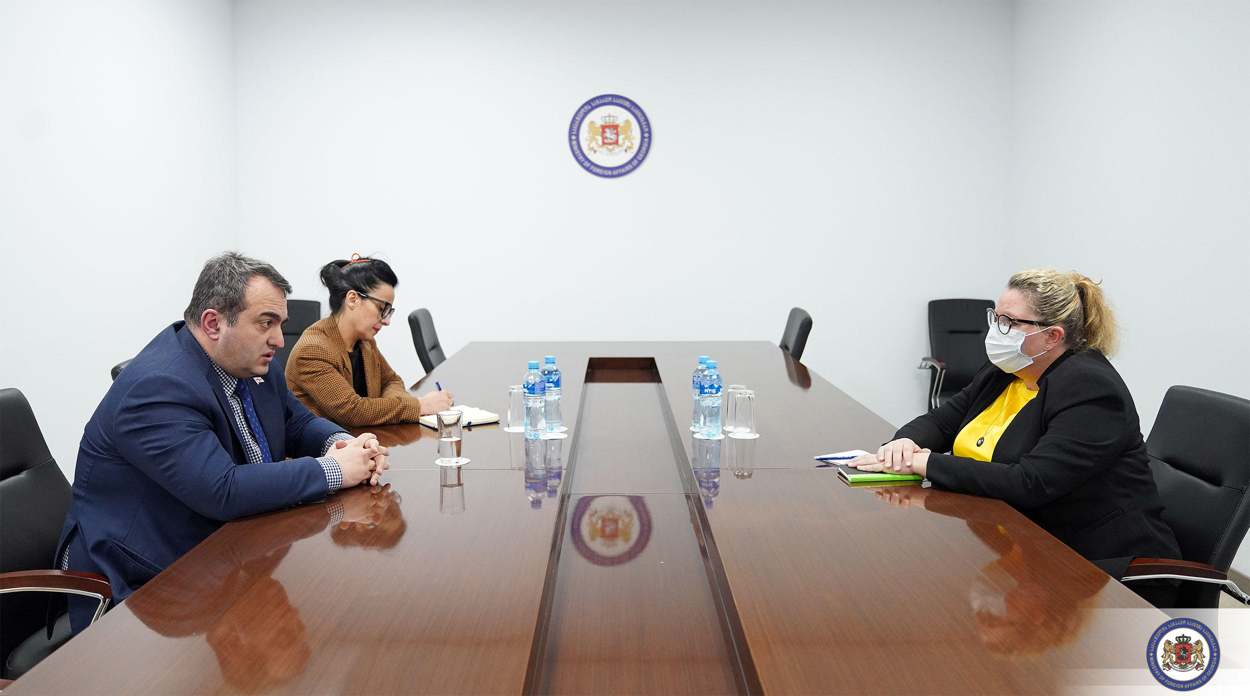 Meeting held with Ambassador of Norway at Foreign Ministry regarding presentation of award to Mikheil Saakashvili by Norwegian opposition party
