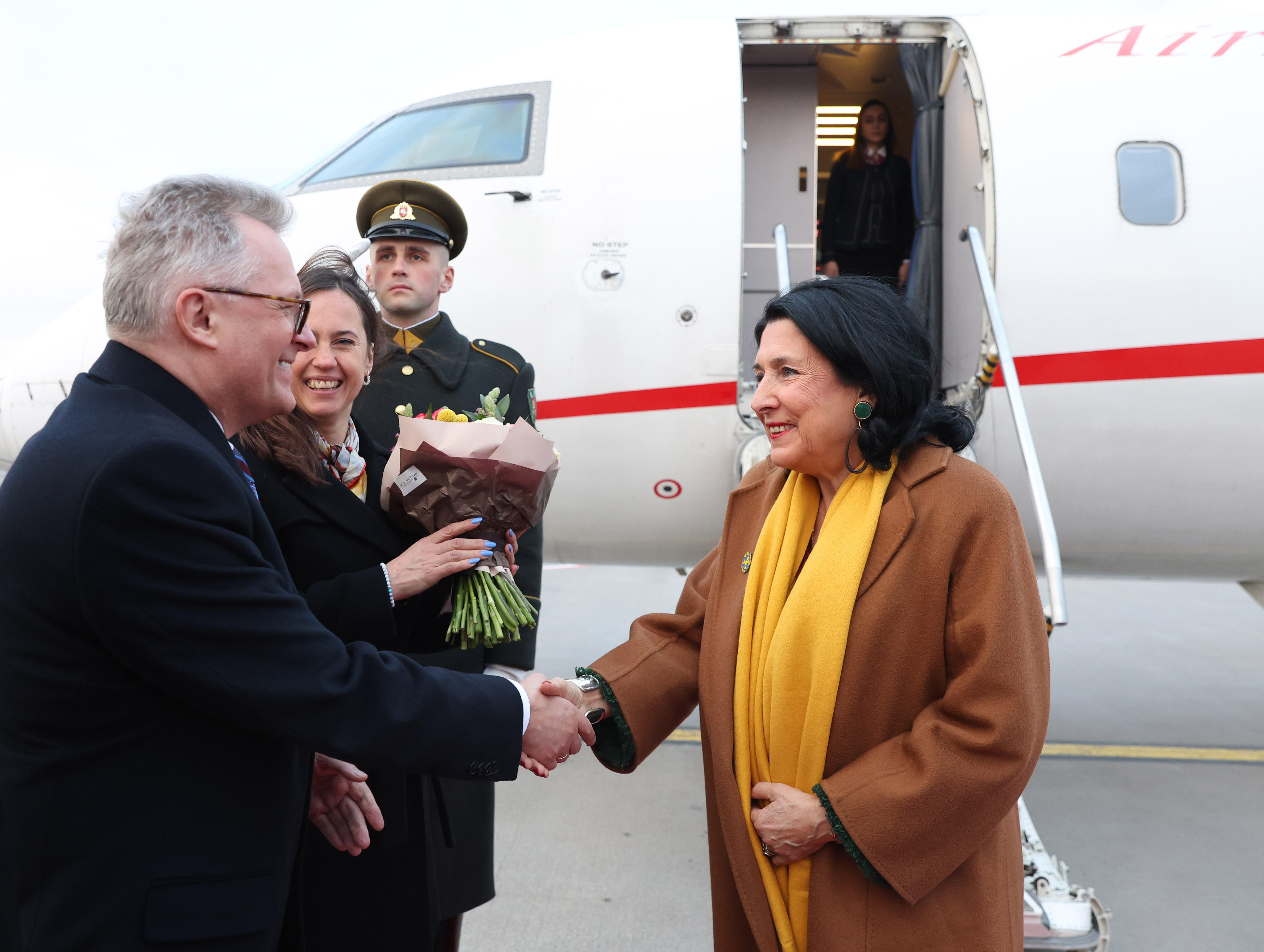 Salome Zurabishvili starts official visit to Lithuania