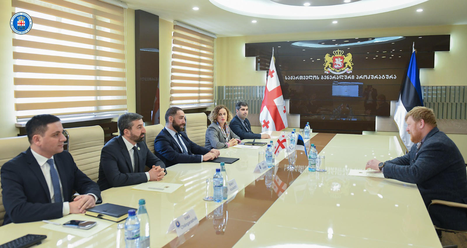 საქართველოს გენერალური პროკურორი ესტონელ კოლეგას შეხვდა