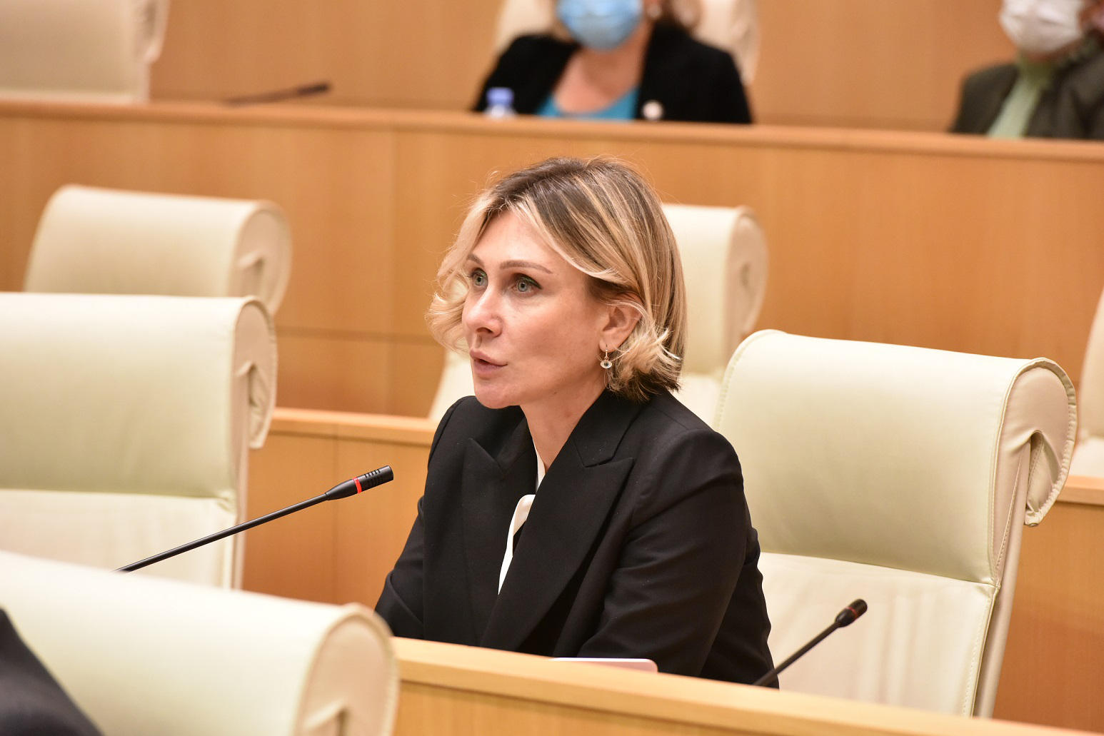 ნინო წილოსანი - თინა ბოკუჩავა რომ მარიამ ლაშხს ფიზიკურად შეეხება, ეს სუფთად „ნაცური“ საქციელია!