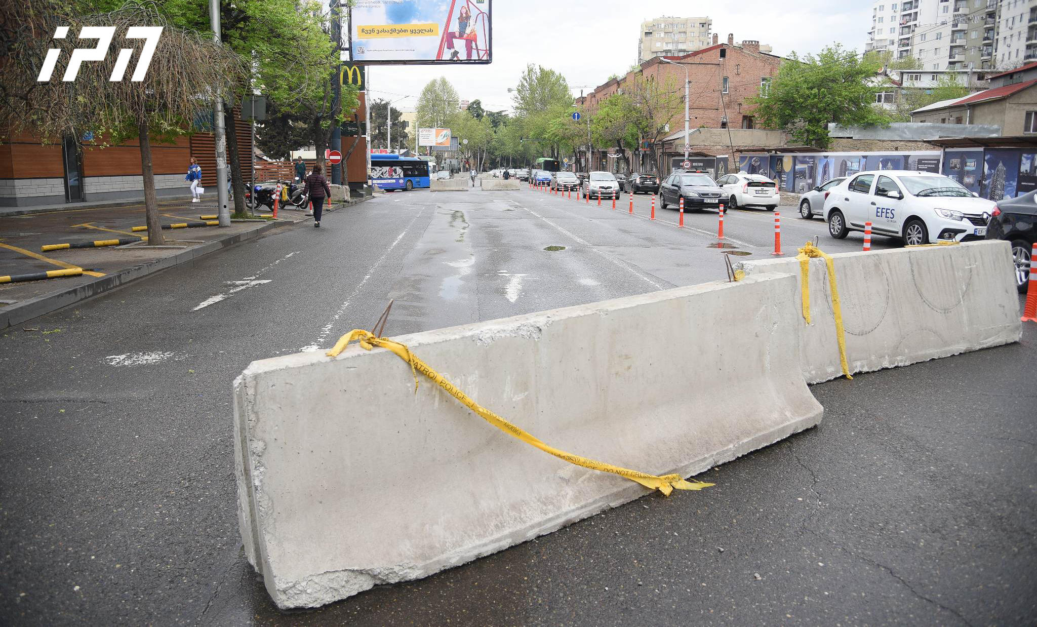 თბილისის მერიამ წერეთლის გამზირის რეაბილიტაციაზე პასუხისმგებელ ორ კონტრაქტორ კომპანიასთან ხელშეკრულება გაწყვიტა