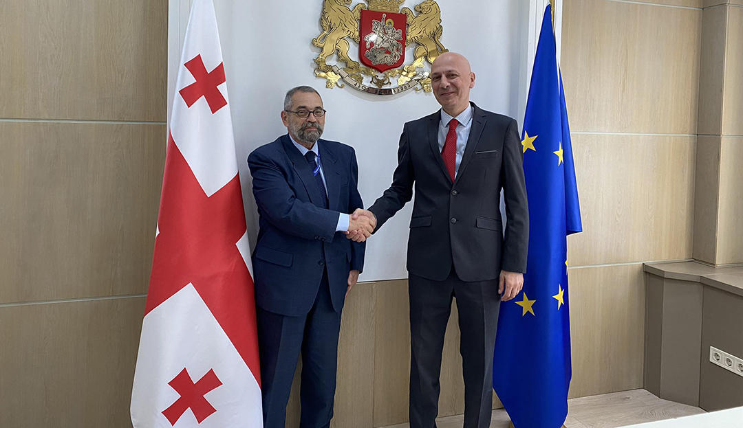 რელიგიის სააგენტოს თავმჯდომარე ევროკავშირის სადამკვირვებლო მისიის ხელმძღვანელს შეხვდა
