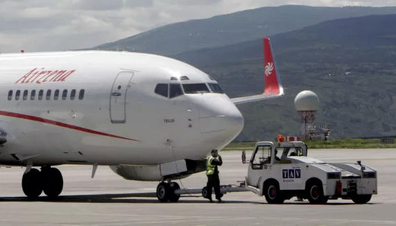Russian media: The first Georgian plane lands at Vnukovo airport