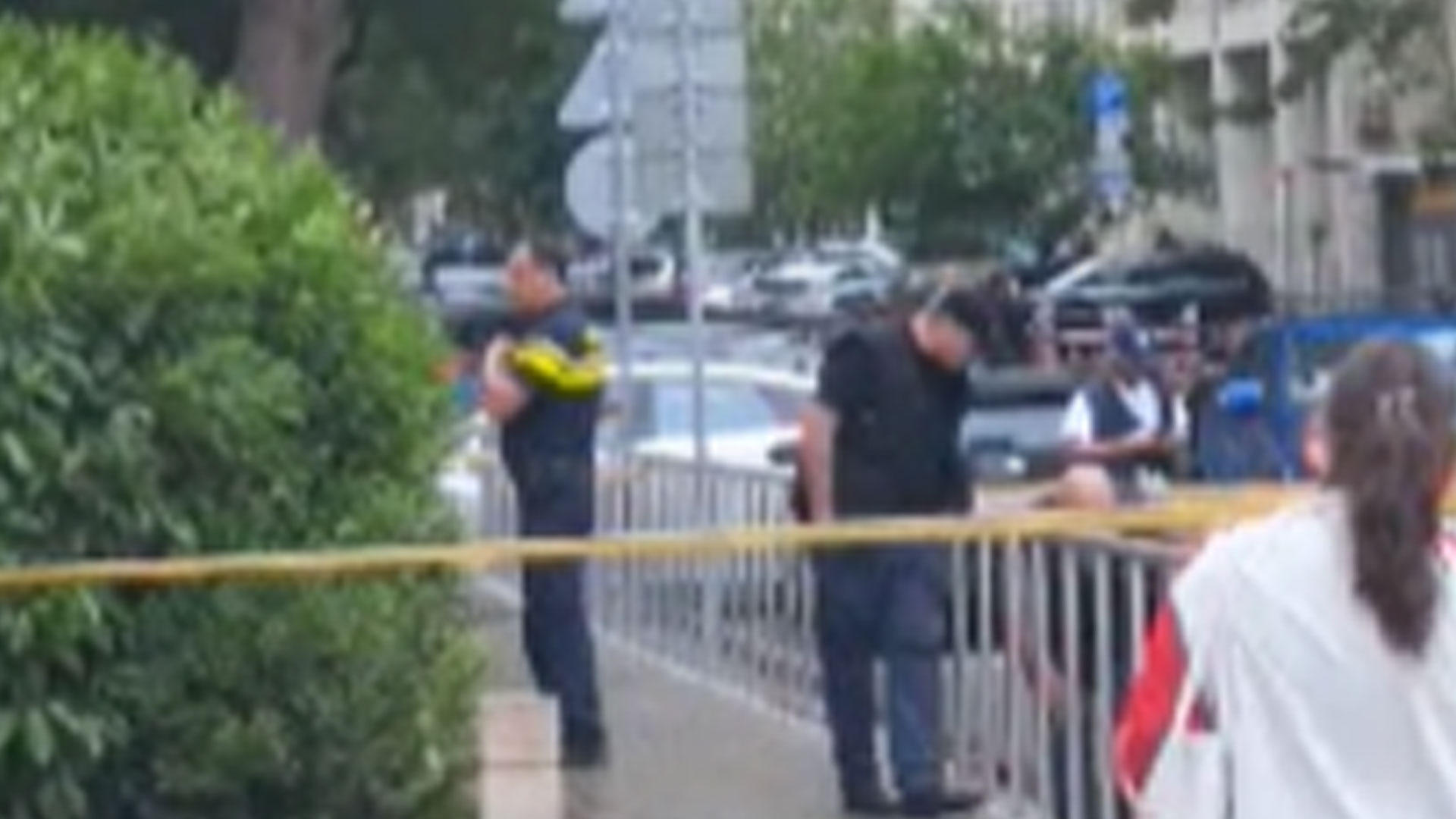 Shooting on Mosashvili Street in Tbilisi