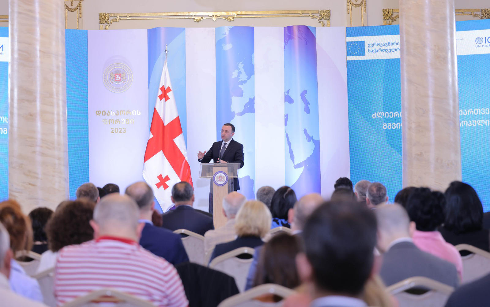 ირაკლი ღარიბაშვილი - თუ ვინმეს ჰქონდა ხელისუფლებიდან კონტაქტების და ვიზიტების მცდელობა რუსეთთან, თუ ვინმე ითხოვდა ფრენების, ვაჭრობის აღდგენას, ეს იყო სააკაშვილი და მისი მთავრობა