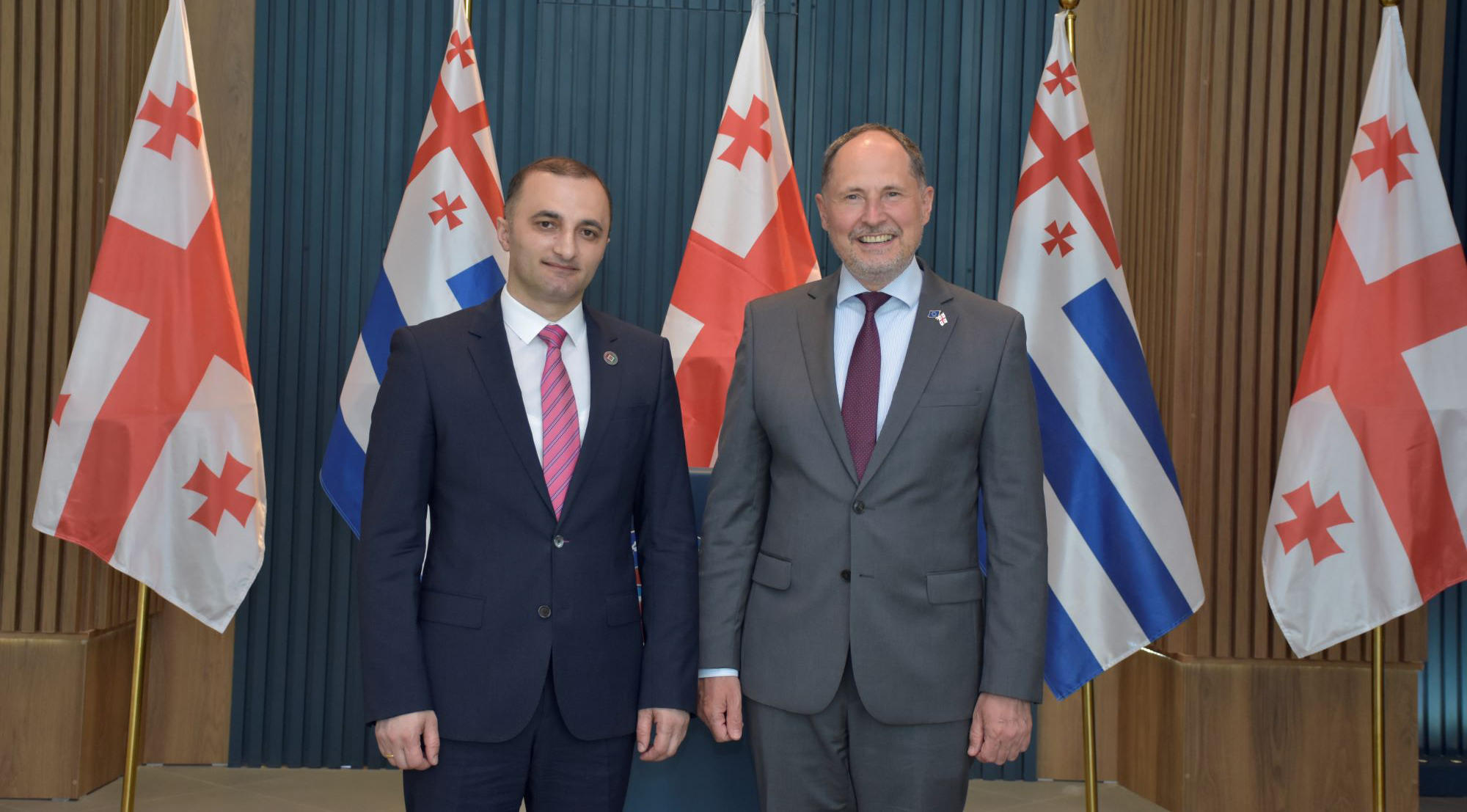 დავით გაბაიძე პაველ ჰერჩინსკის შეხვდა