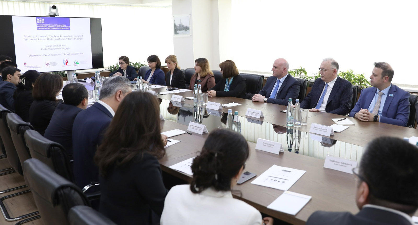 ზურაბ აზარაშვილი უზბეკეთის პრეზიდენტთან არსებული სოციალური დაცვის ეროვნული სააგენტოს ხელმძღვანელებს შეხვდა