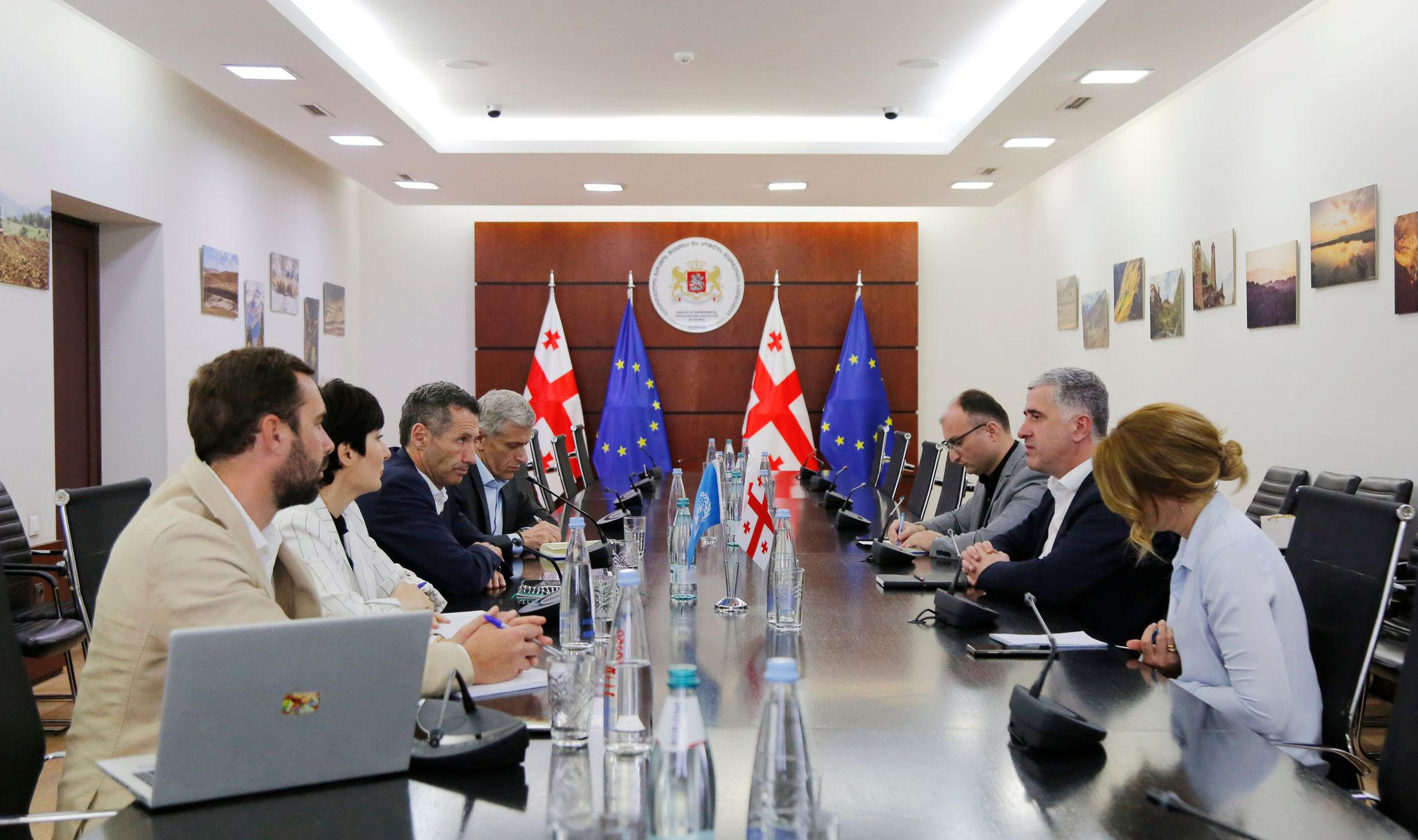 ოთარ შამუგია FAO-ს წარმომადგენელს საქართველოში, რაიმუნდ იელეს შეხვდა