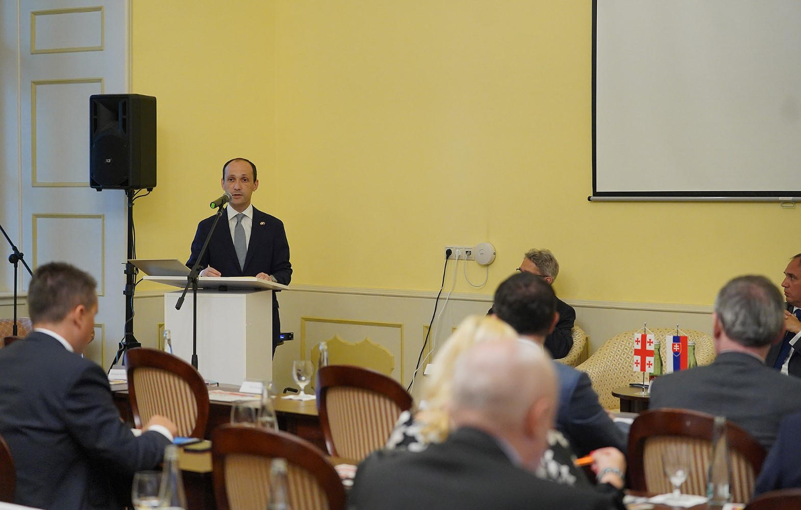 ლევან დავითაშვილი - ჩვენი ინტერესია, მაქსიმალურად ხელი შევუწყოთ სლოვაკური ინვესტიციების გაზრდას საქართველოში