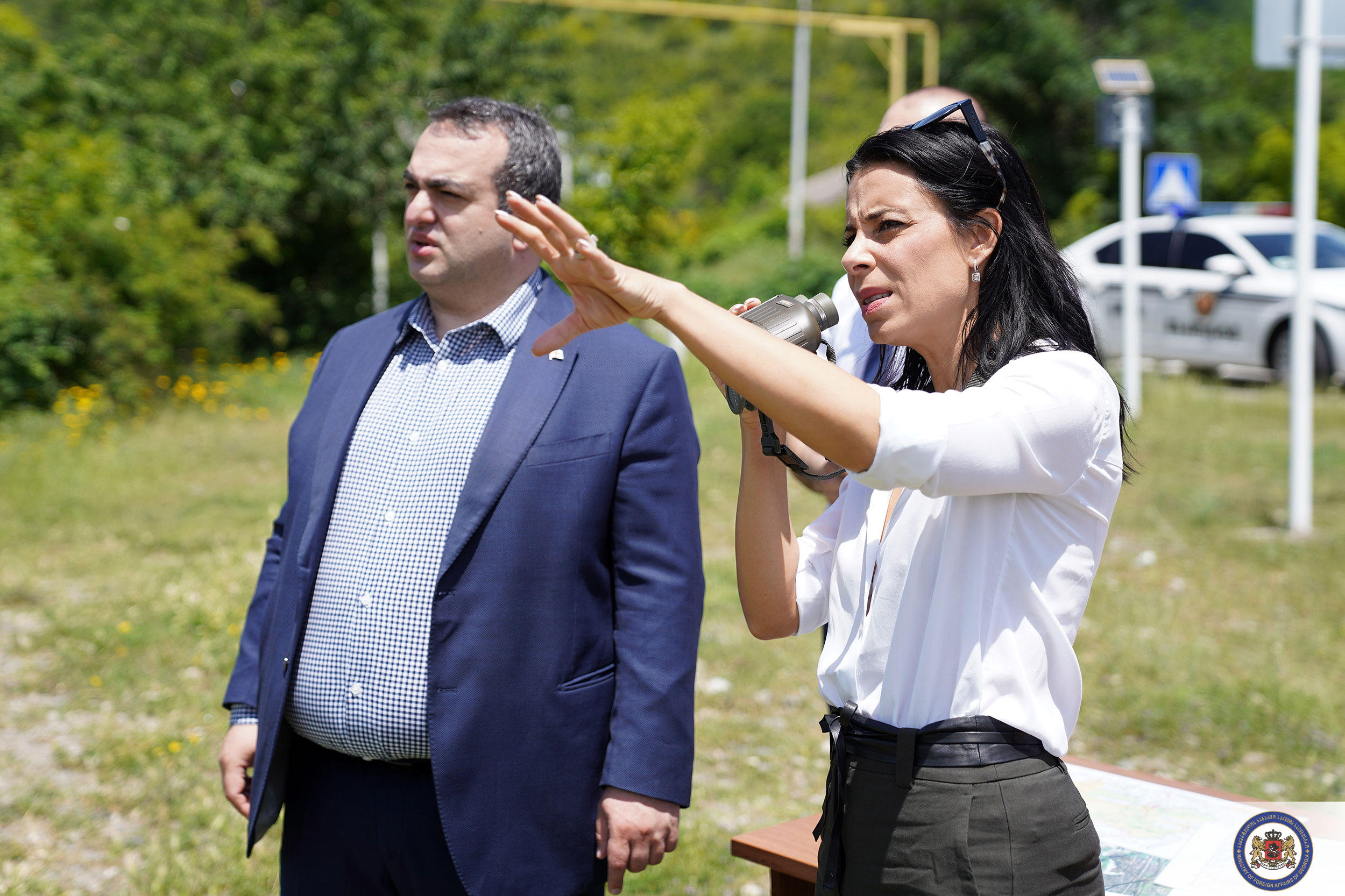 ლიხტენშტაინის საგარეო საქმეთა, განათლებისა და სპორტის მინისტრი საოკუპაციო ხაზის მიმდებარე სოფელ ოძისს ეწვია