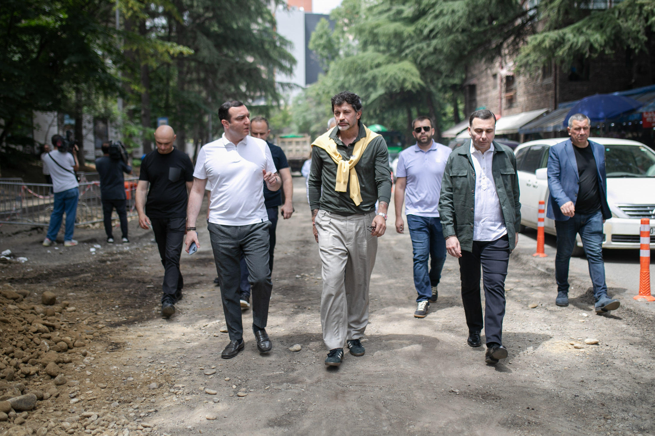 უნივერსიტეტის ქუჩაზე მიმდინარე სარეაბილიტაციო სამუშაოებს თბილისის მერი გაეცნო