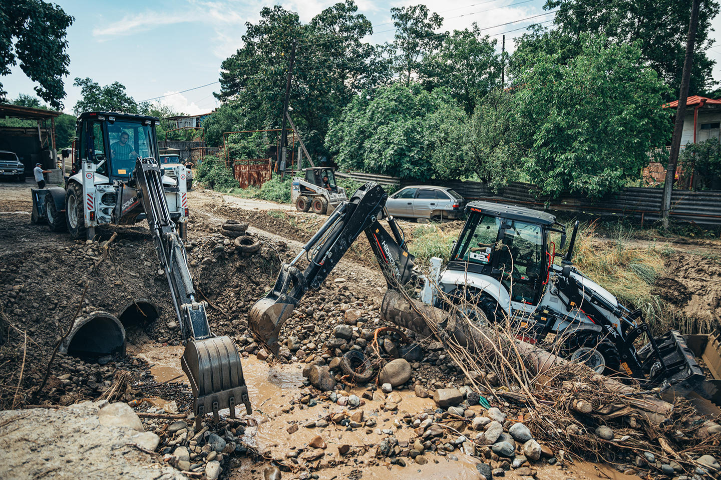 სტიქიის შედეგად, გურჯაანის მოსახლეობას წყალმომარაგება შეფერხებით მიეწოდება