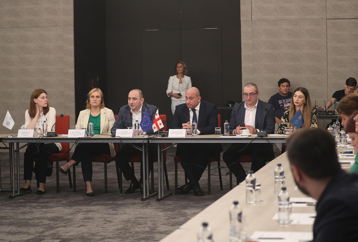 ირაკლი ლექვინაძე დონორი და საერთაშორისო ორგანიზაციების წარმომადგენლებს შეხვდა