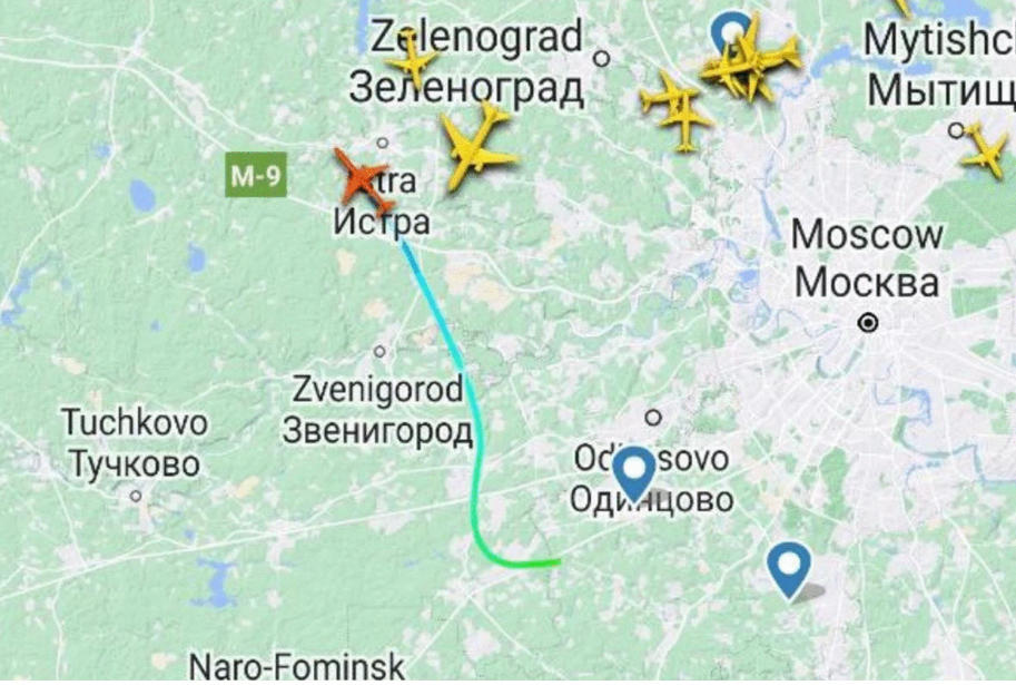 მედია - ვლადიმერ პუტინმა საპრეზიდენტო, „წითელ ღილაკიანი“ თვითმფრინავი მოსკოვში დააბრუნა