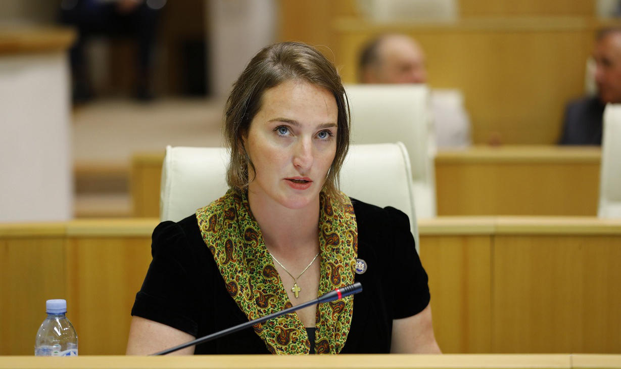 მარიამ ლაშხი ნანა დიხამინჯიაზე - STEAM ინიციატივების გულშემატკივარის როლსაც თამაშობდა, მაგრამ რაც დრო გადის კარგად გამოაჩინა თავის სახე, კლასიკური აგენტი და ლგბტ პროპაგანდისტია