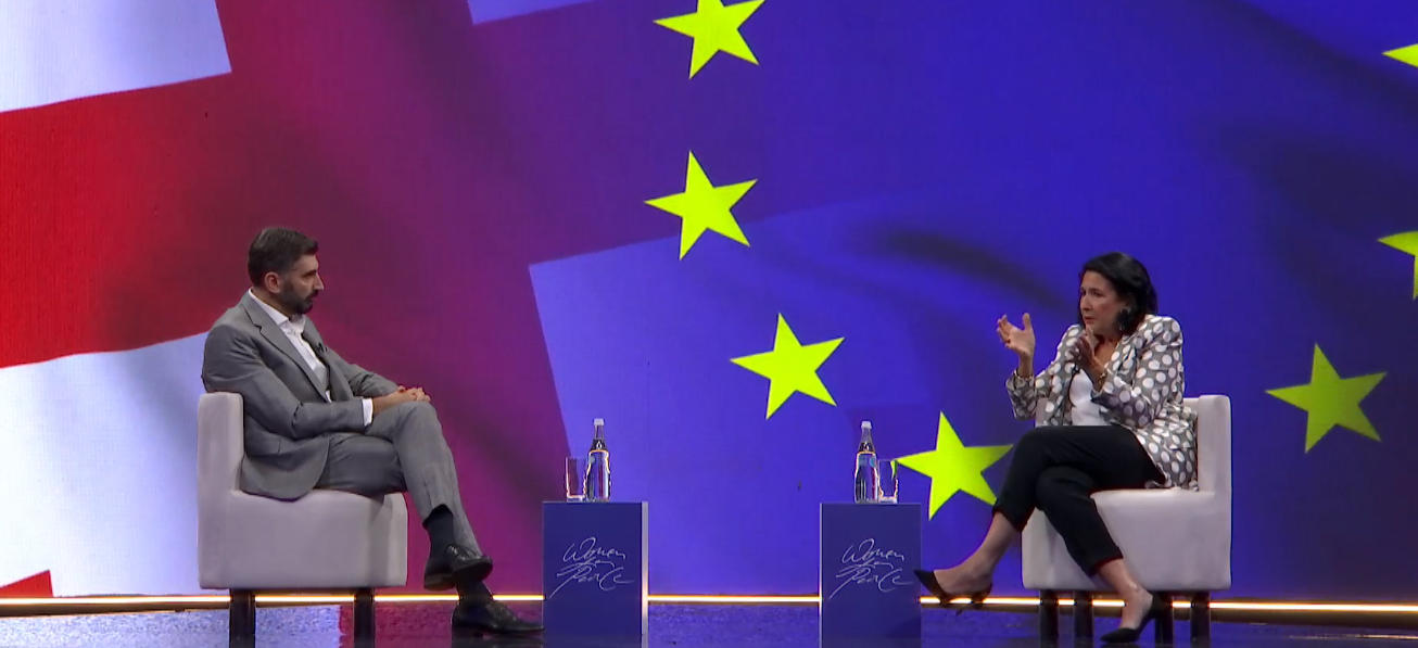 სალომე ზურაბიშვილი - პრემიერის გუშინდელი გამოსვლა არის პოლარიზაციის ზეგამოვლენა - შეიძლება, რომ ამ სიტყვებით გამოვიდეს პრემიერი პარლამენტში და ასე მიმართოს თავის ხალხს, დეპუტატებს? - მგონია, რომ არ შეიძლება!