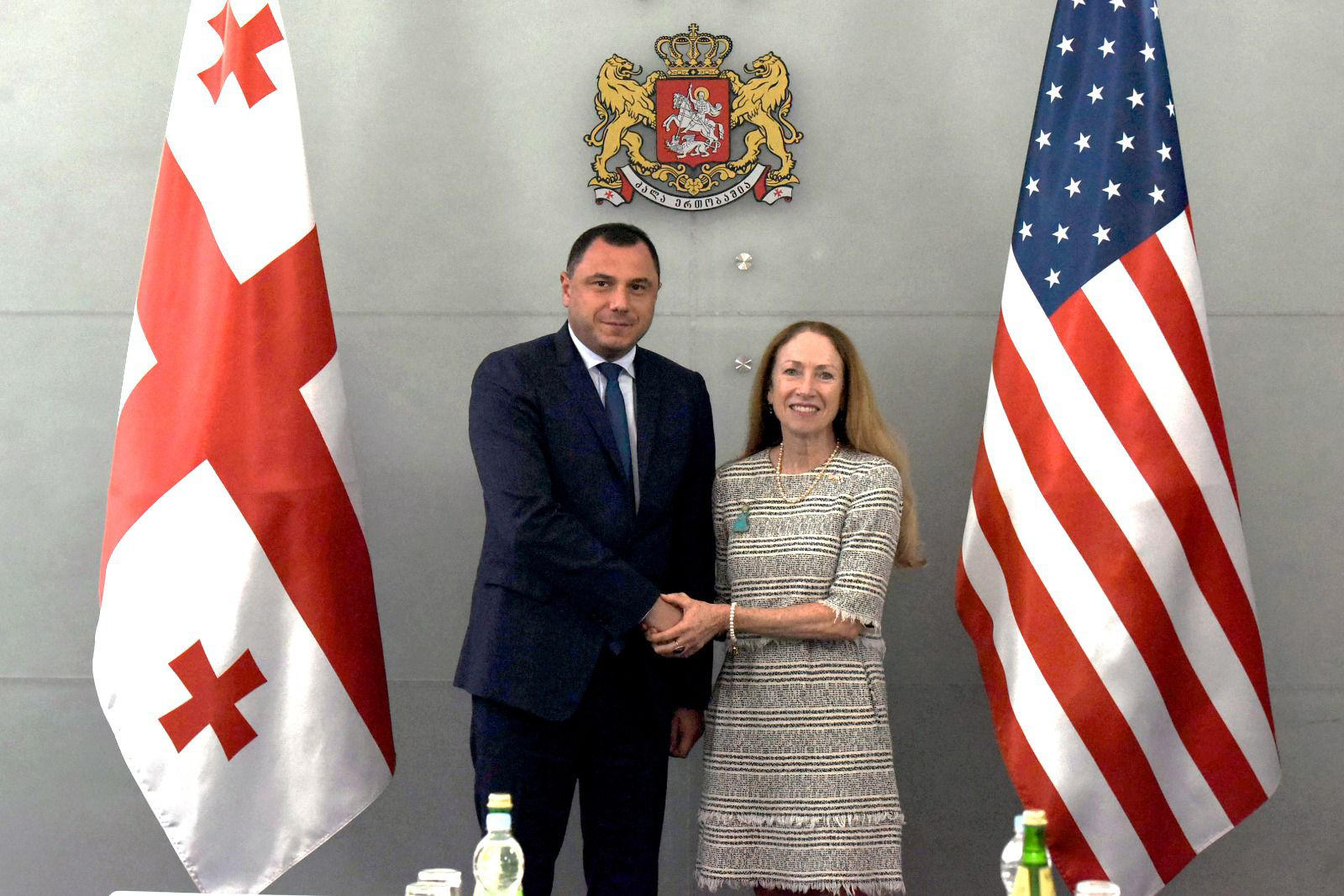 გიორგი ამილახვარმა კელი დეგნანთან სამუშაო შეხვედრა გამართა