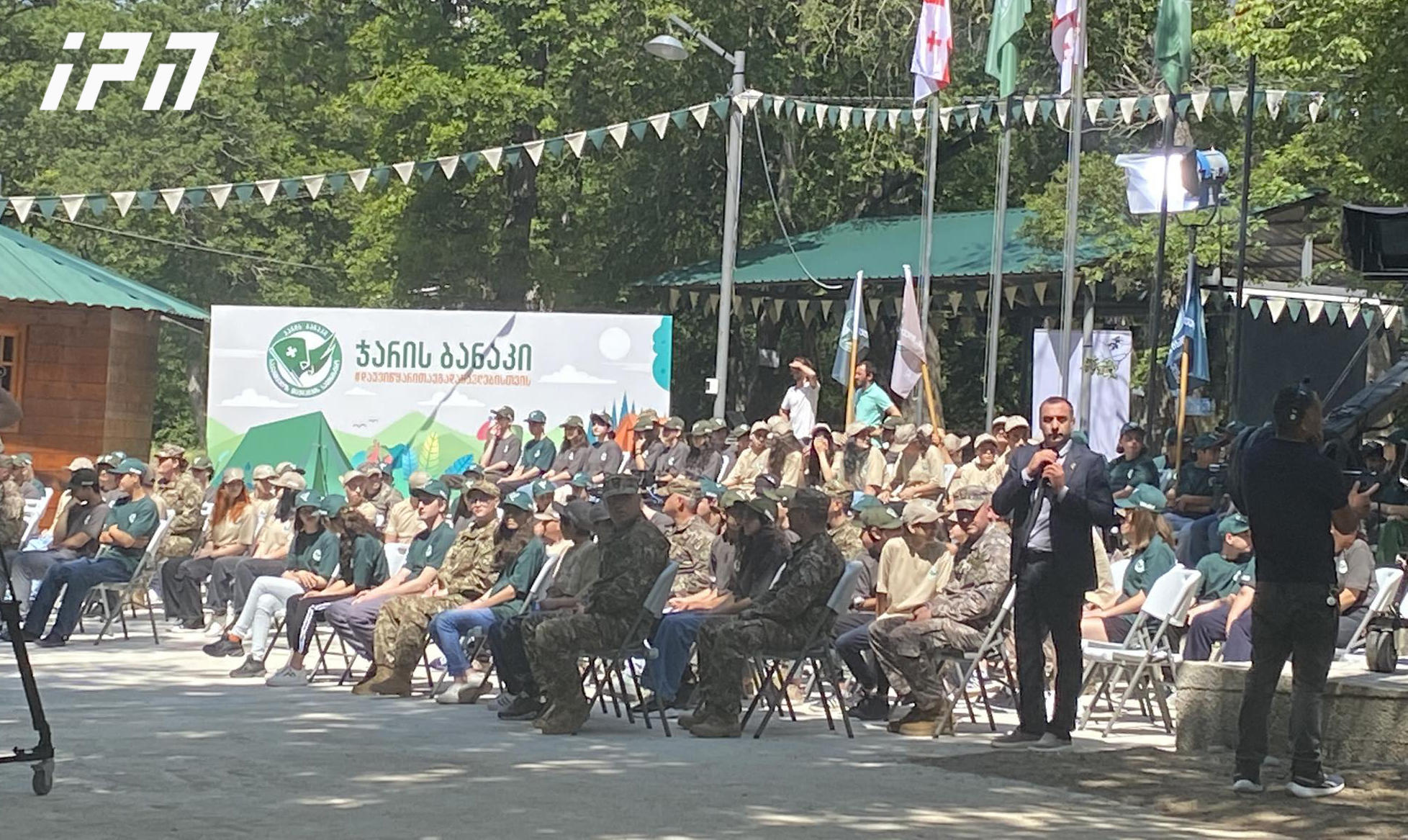 გიორგი ანწუხელიძის სახელობის სერჟანტთა აკადემია სკოლის მოსწავლეებისთვის „ჯარის ბანაკს“ მასპინძლობს