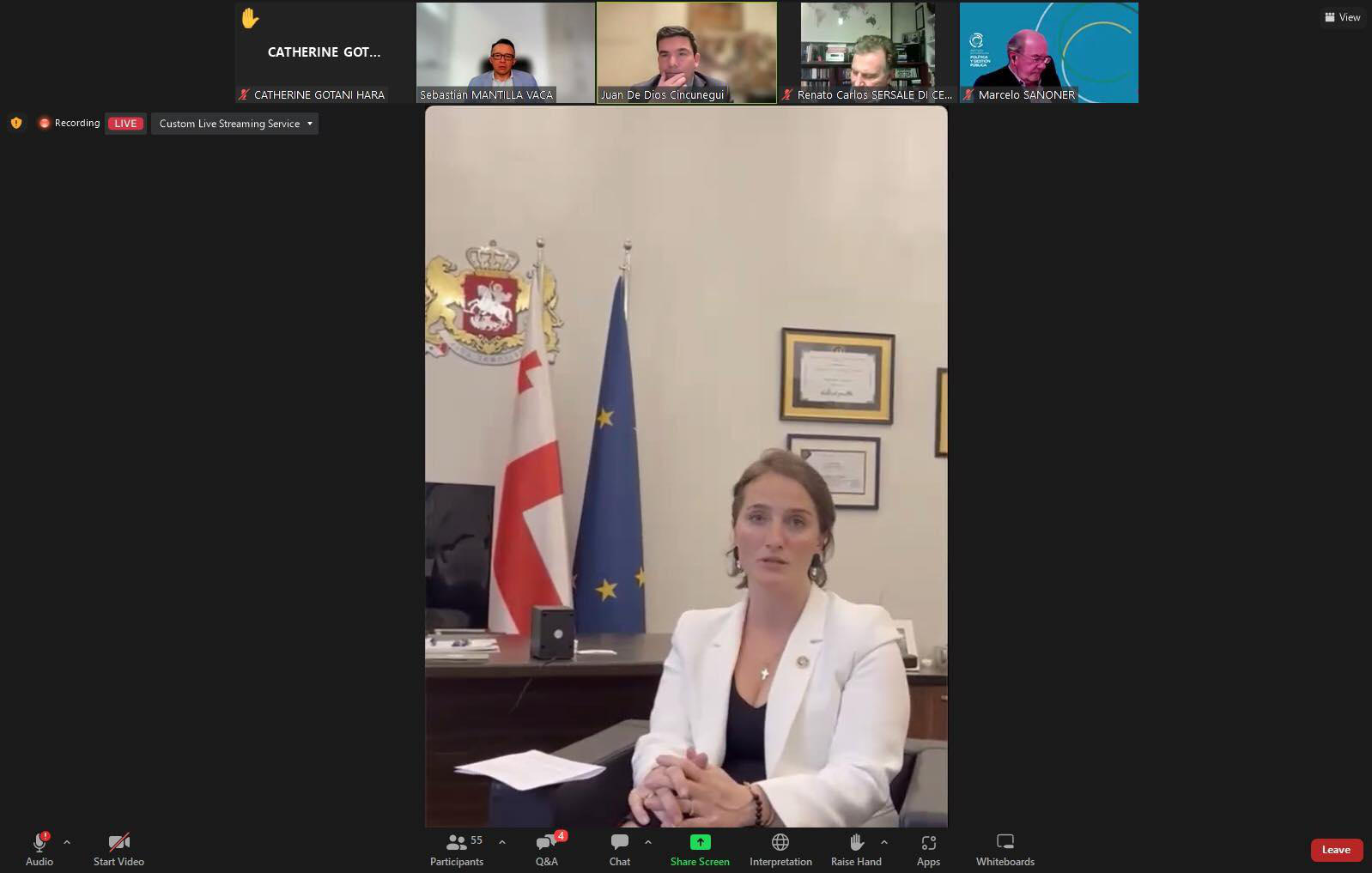 მარიამ ლაშხმა პარლამენტარიზმის საერთაშორისო დღესთან დაკავშირებულ  ღონისძიებაში მიიღო მონაწილეობა