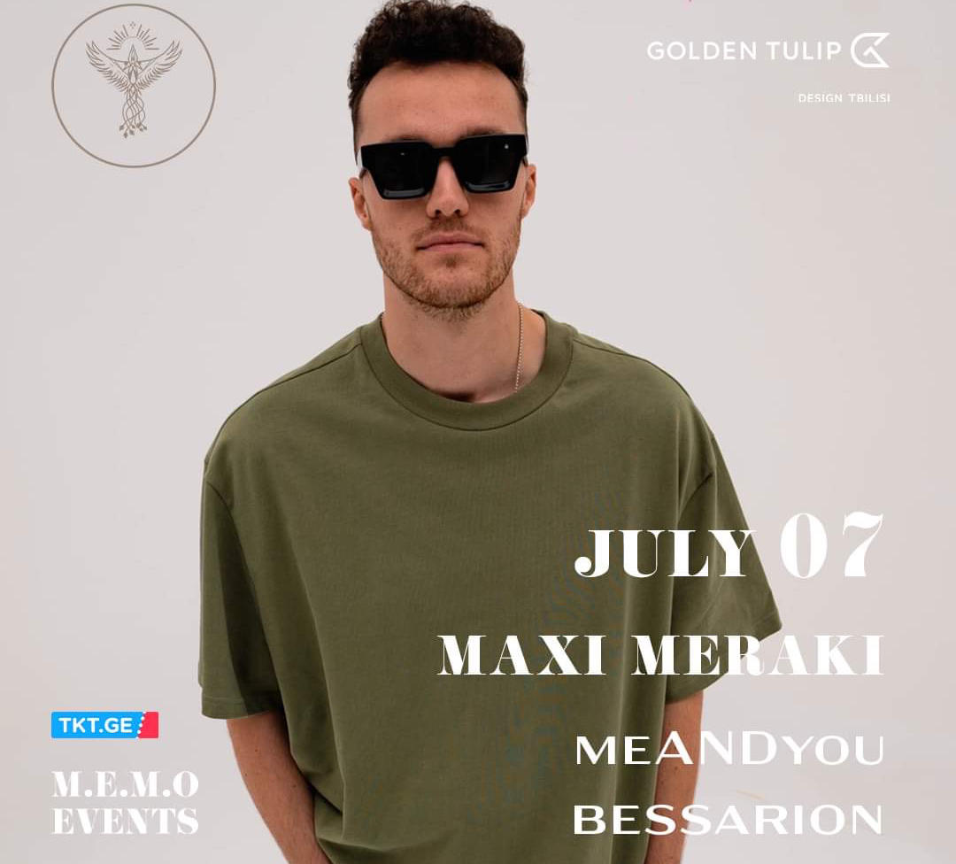 Golden Tulip Design Tbilisi-ში ბელგიელი არტისტი Maxi Meraki დაუკრავს