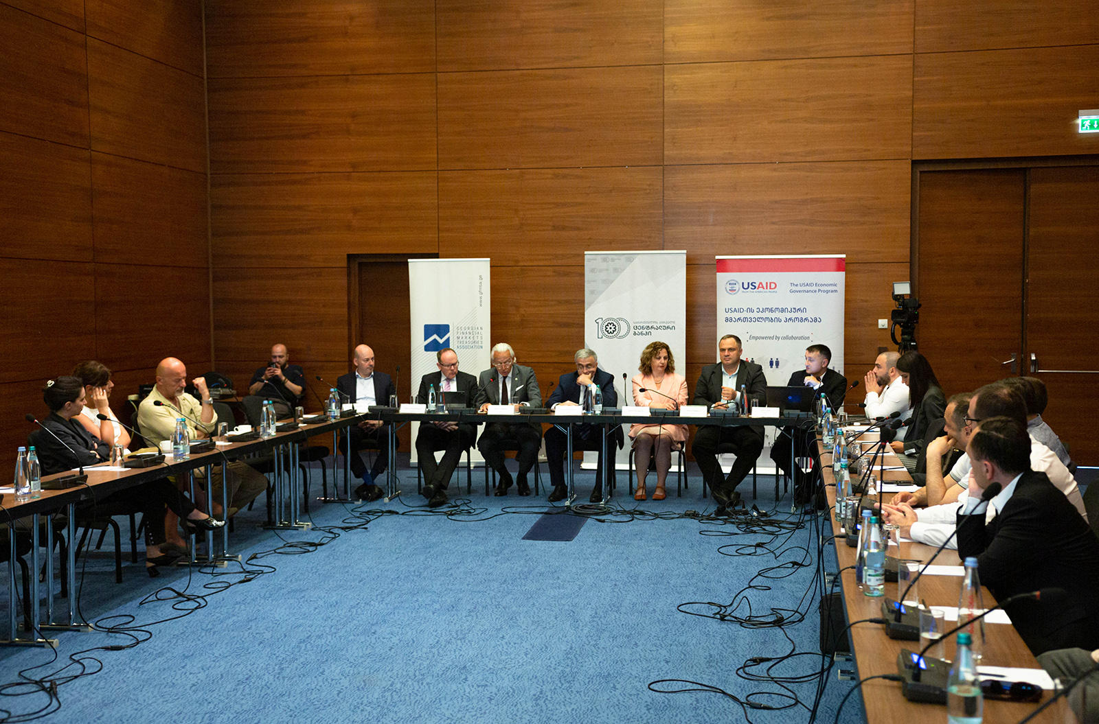 ეროვნული ბანკისა და USAID-ის ეკონომიკური მმართველობის მხარდაჭერით ფინანსური ბაზრების ხაზინების ასოციაციის განვითარების სამოქმედო გეგმის პრეზენტაცია გაიმართა