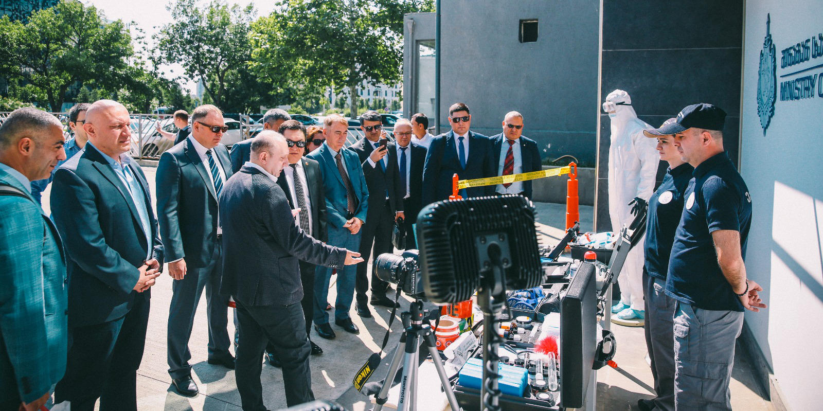 საექსპერტო-კრიმინალისტიკურ დეპარტამენტს ევროკავშირის მიერ დაფინანსებული პროექტის წარმომადგენლები ეწვივნენ