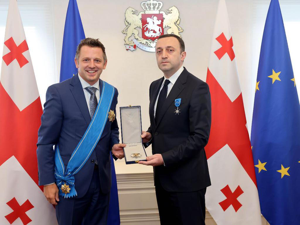 ირაკლი ღარიბაშვილი ფრანკოფონიის საპარლამენტო ასამბლეის პრეზიდენტს შეხვდა