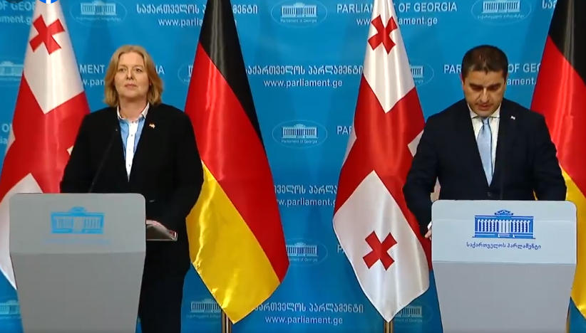 ბუნდესტაგის პრეზიდენტი - საქართველოს ვამხნევებ, რომ განახორციელოს რეფორმები - გერმანიის სახელით ვამბობ, რომ გერმანია მხარს უჭერს საქართველოს ევროპულ გზაზე