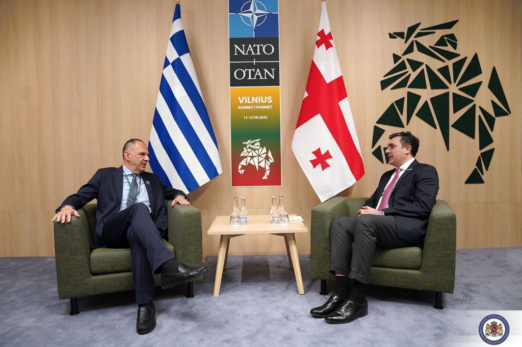 ილია დარჩიაშვილი ბერძენ კოლეგას შეხვდა