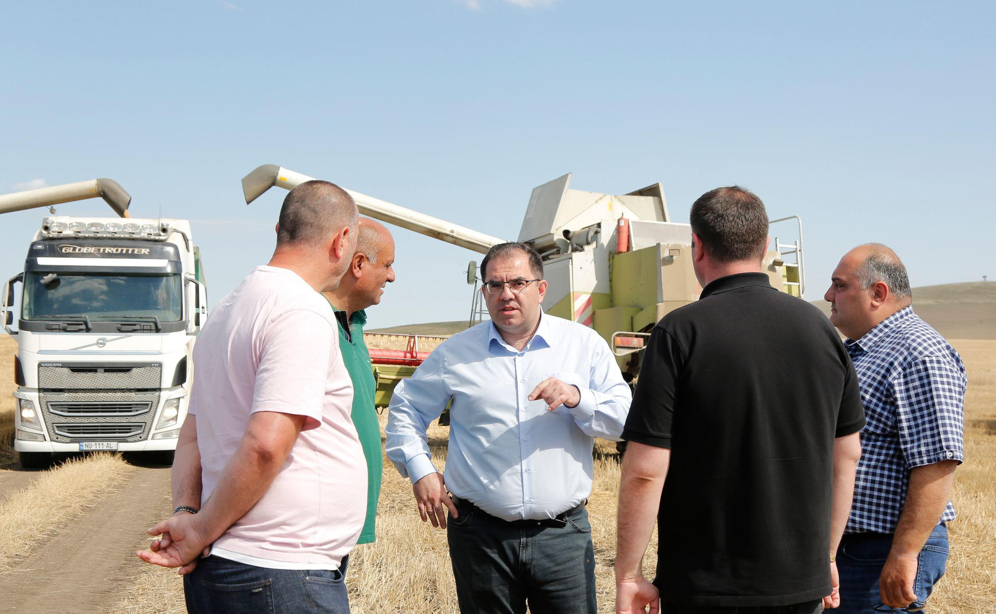 სამინისტრო - კახეთის მხარეში ხორბლის აღების პროცესი აქტიურ ფაზაშია