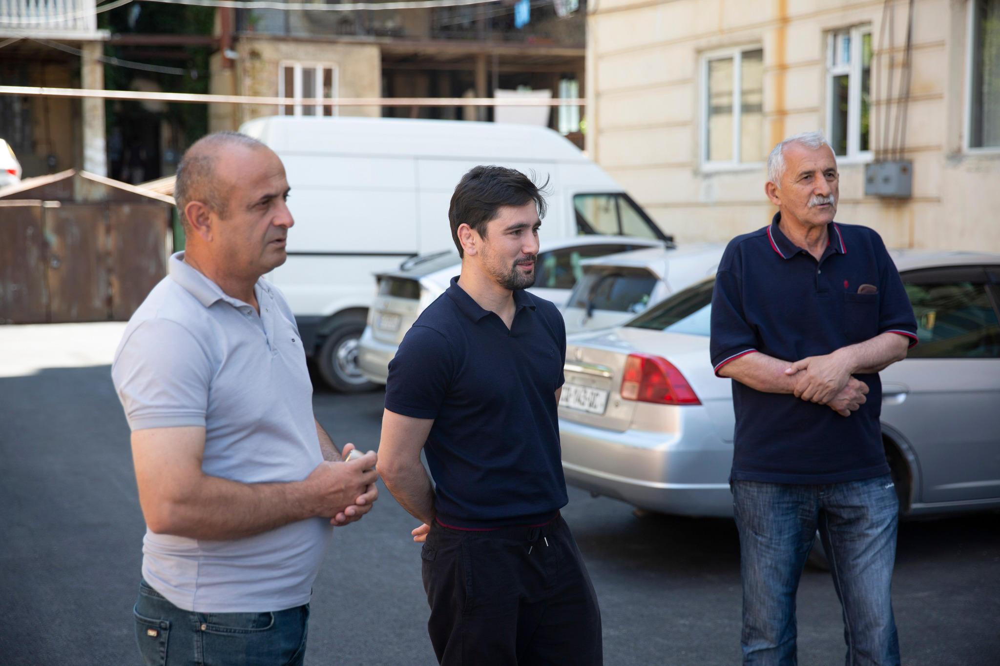 გორში კორპუსების ეზოების რეაბილიტაცია მიმდინარეობს