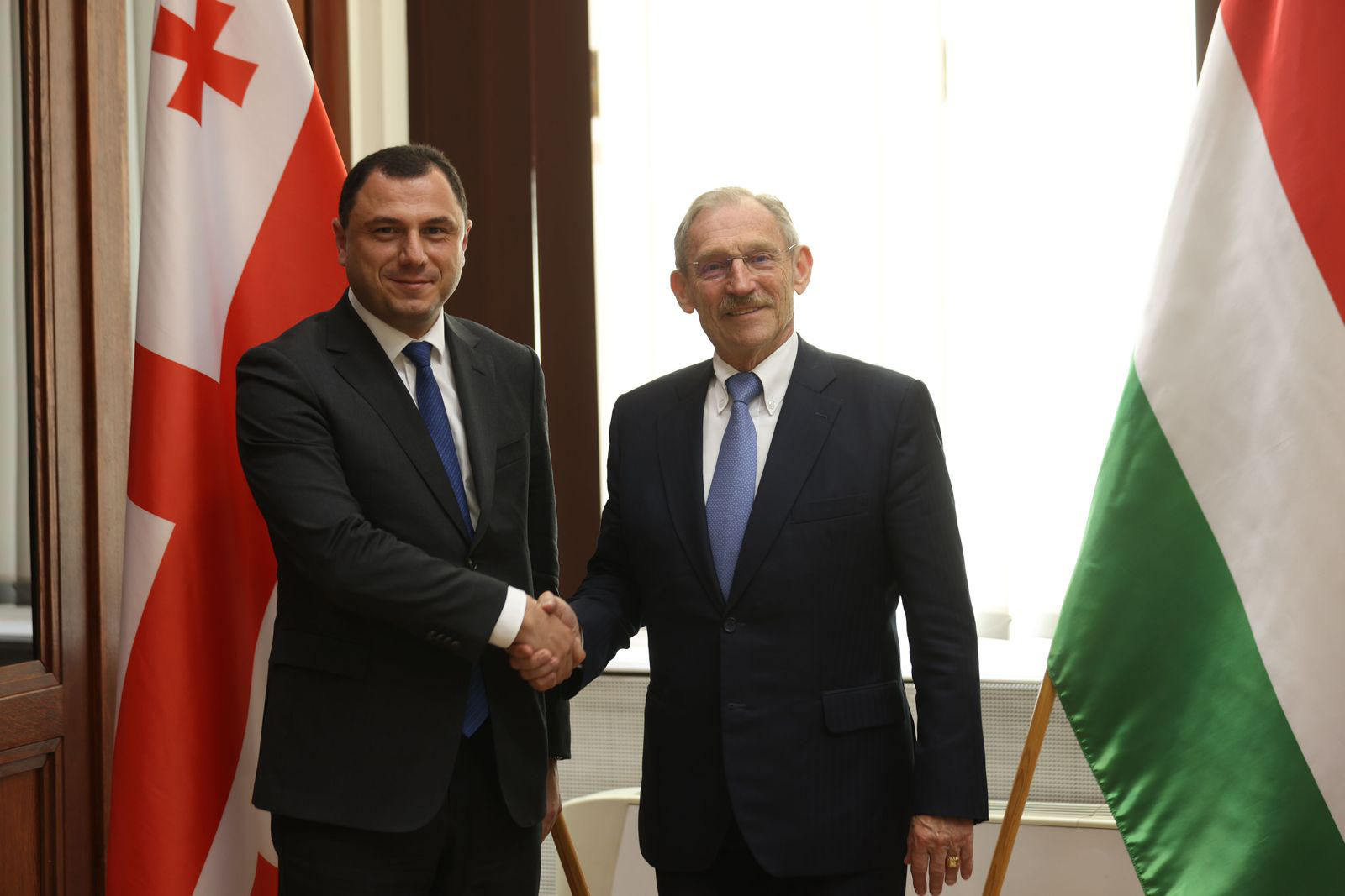 გიორგი ამილახვარი უნგრეთის შინაგან საქმეთა მინისტრს შანდორ პინტერს შეხვდა