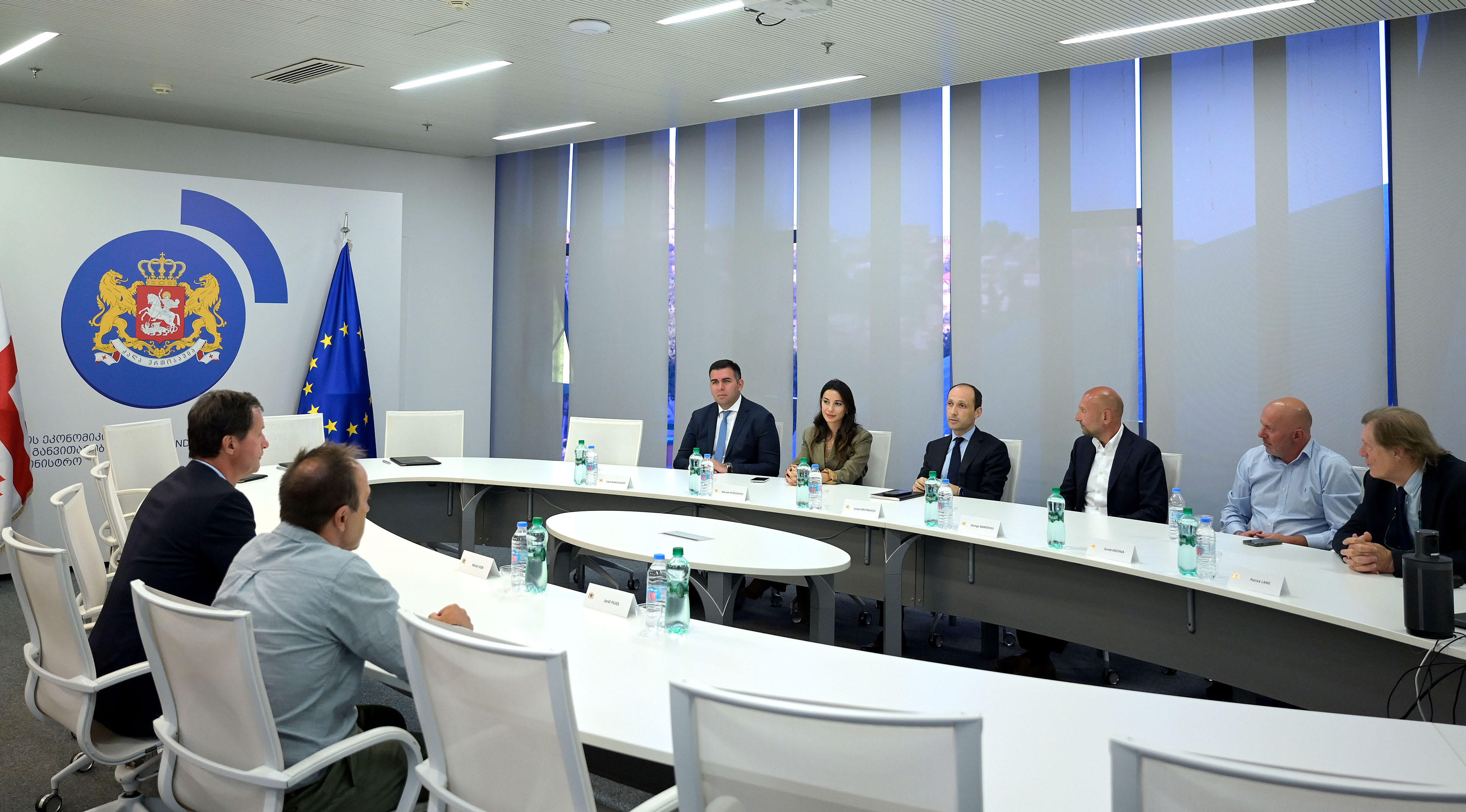 ლევან დავითაშვილი საერთაშორისო სათხილამურო ფედერაციის გენერალურ მდივანსა და საერთაშორისო ექსპერტებს შეხვდა