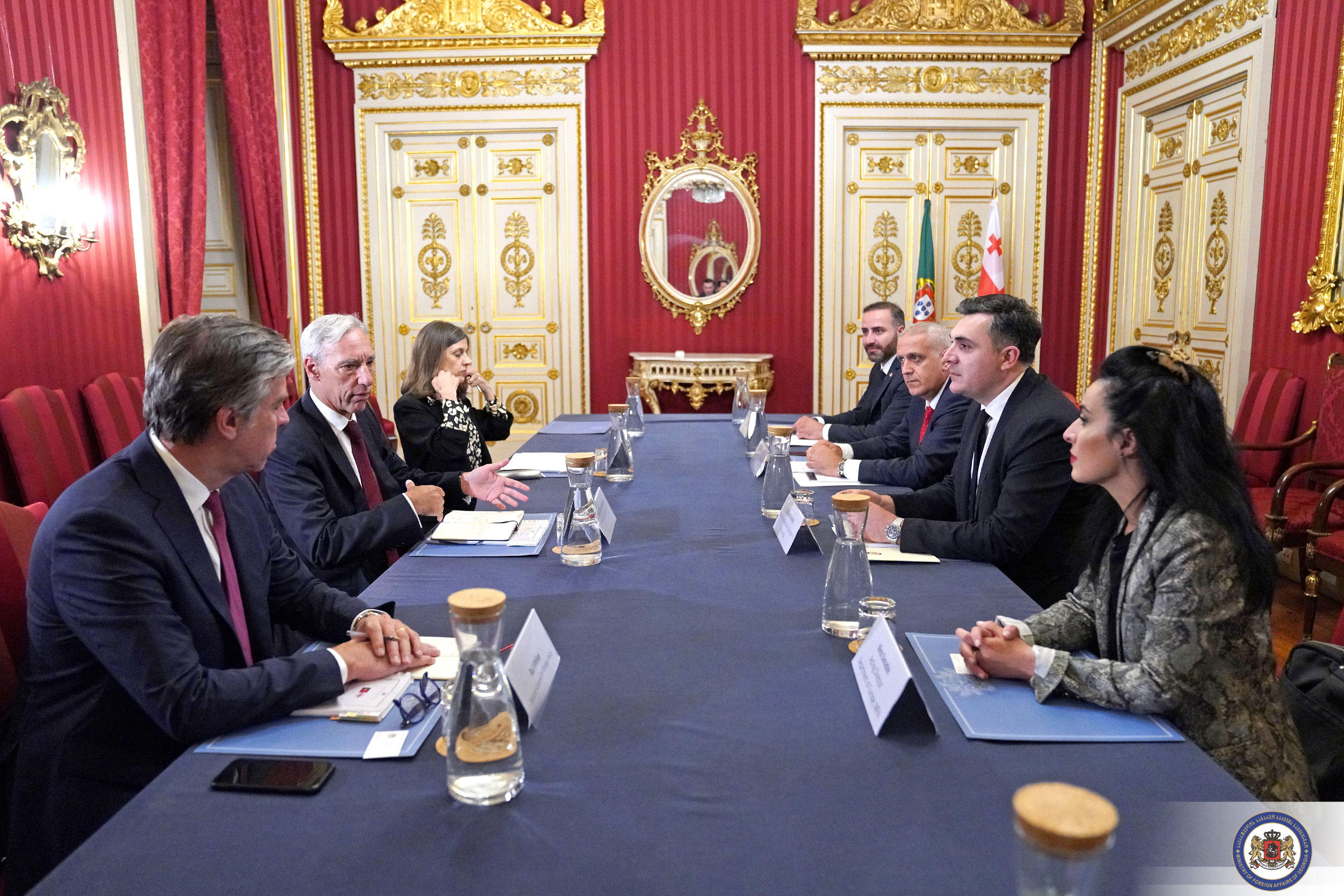 ილია დარჩიაშვილი პორტუგალიელ კოლეგას შეხვდა