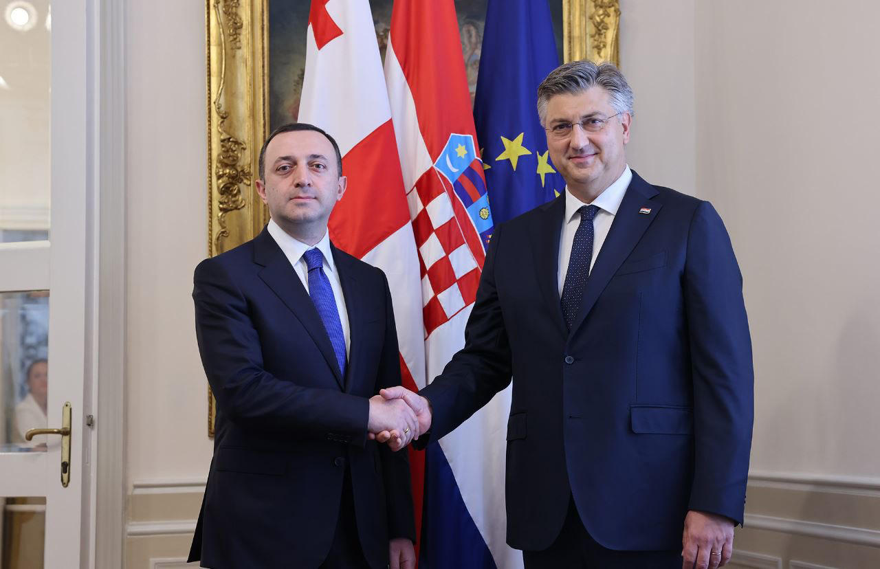 ირაკლი ღარიბაშვილი - საქართველო დიდად აფასებს ხორვატიის მხარდაჭერას ჩვენი სუვერენიტეტის, ტერიტორიული მთლინობისა და ევრო-ატლანტიკური ინტეგრაციისადმი